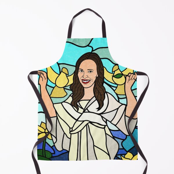 Item preview, Jacinda Ardern Stained Glass Window designed and sold by Sweet-As.