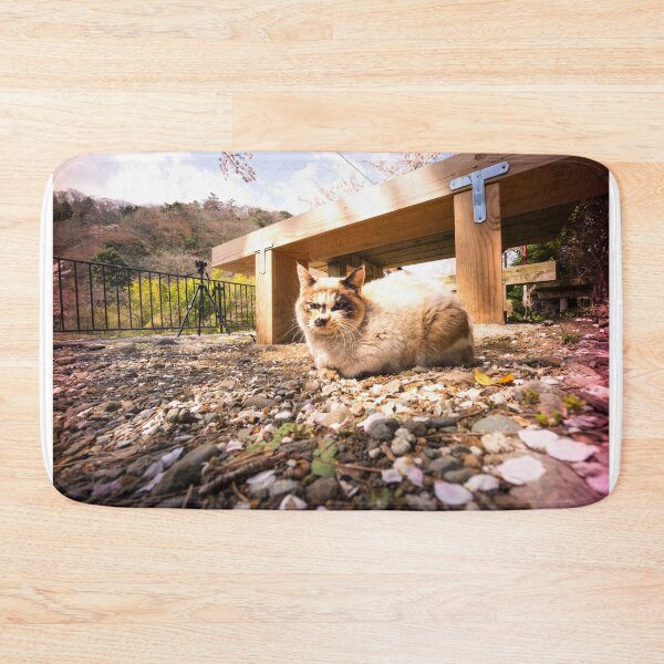 Item preview, Felines and falling blossoms - Sakura - Hakone Japan designed and sold by Norman Repacholi | Keystone Photography.