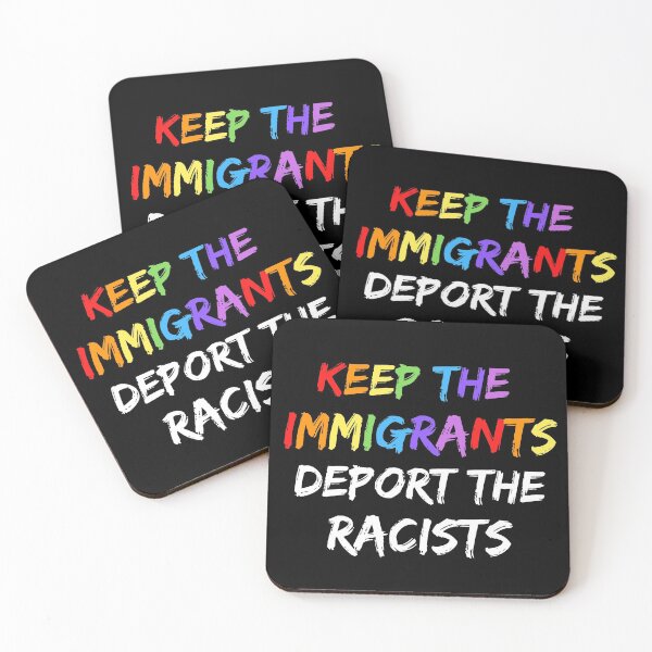 Item preview, Keep Immigrants Deport Racists designed and sold by PoliticalJam.