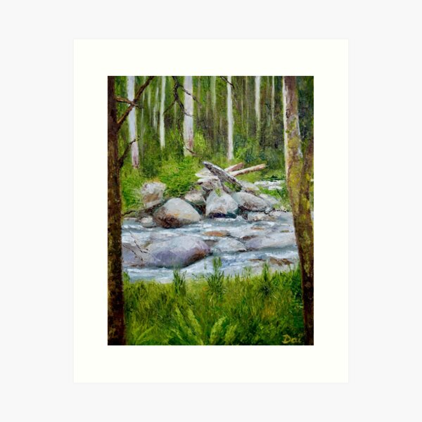 Item preview, East Kiewa River at Bogong designed and sold by Dai Wynn Fine Art.
