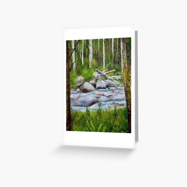 Item preview, East Kiewa River at Bogong designed and sold by Dai Wynn Fine Art.