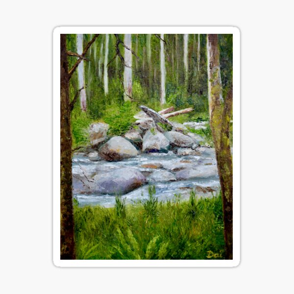 Item preview, East Kiewa River at Bogong designed and sold by Dai Wynn Fine Art.