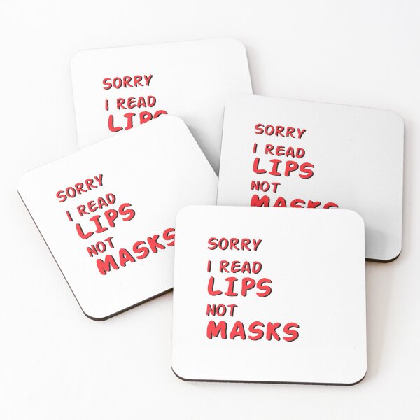 Item preview, Sorry I read lips, not masks. designed and sold by Studio Bako.
