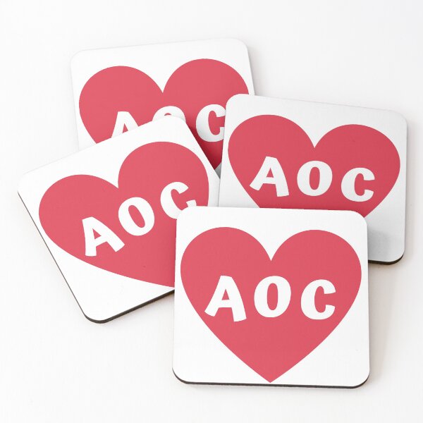 Item preview, Love AOC. Alexandra Ocasio-Cortez designed and sold by PoliticalJam.