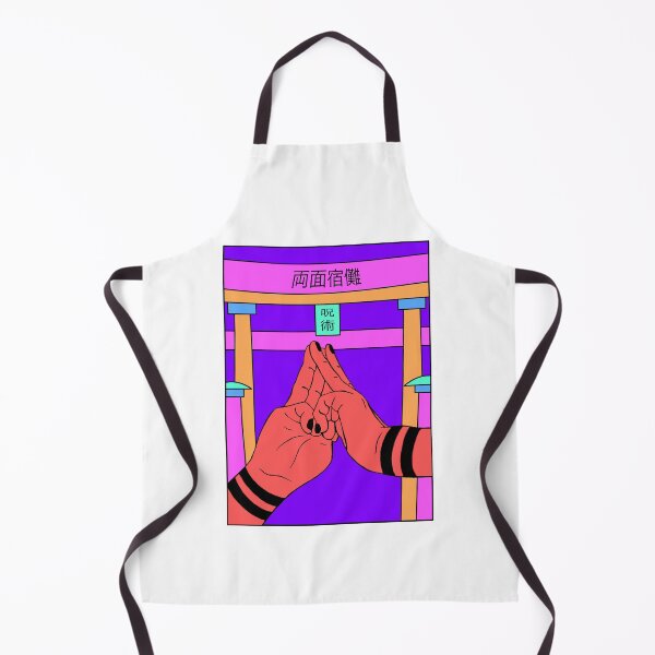 Item preview, Ryomen Sukuna Hand Sign Malevolent Shrine Jujustu Kaisen Neon designed and sold by tazzykaze.