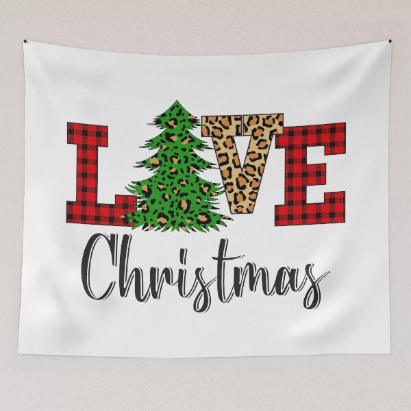 Item preview, Buffalo Plaid Christmas Cheetah, Funny Love Merry Christmas Xmas Tree Leopard Animal Print designed and sold by PrintOfi.