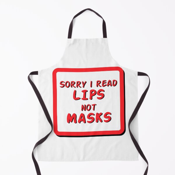 Item preview, Sorry I read lips, not masks. sticker designed and sold by Studio Bako.