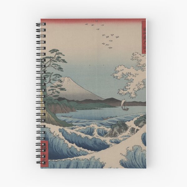 Item preview, Japanese Traditional Woodprint 1850's Mt Fuji with Large Sea Waves designed and sold by UnleyDesign.