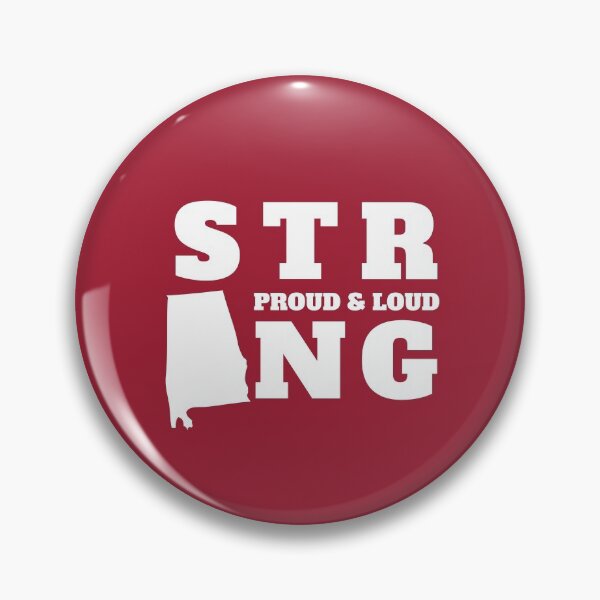 Item preview, Alabama Strong Proud and Loud My State Love Map US American Hometown designed and sold by elhefe.