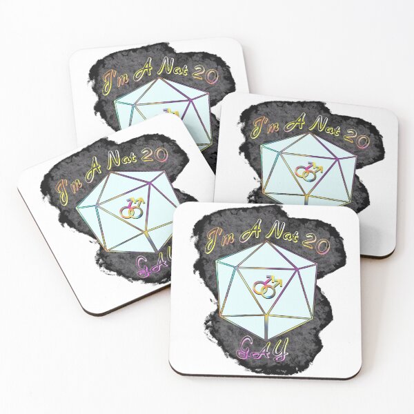 Item preview, Nat 20 GAY! designed and sold by VentiPlease.