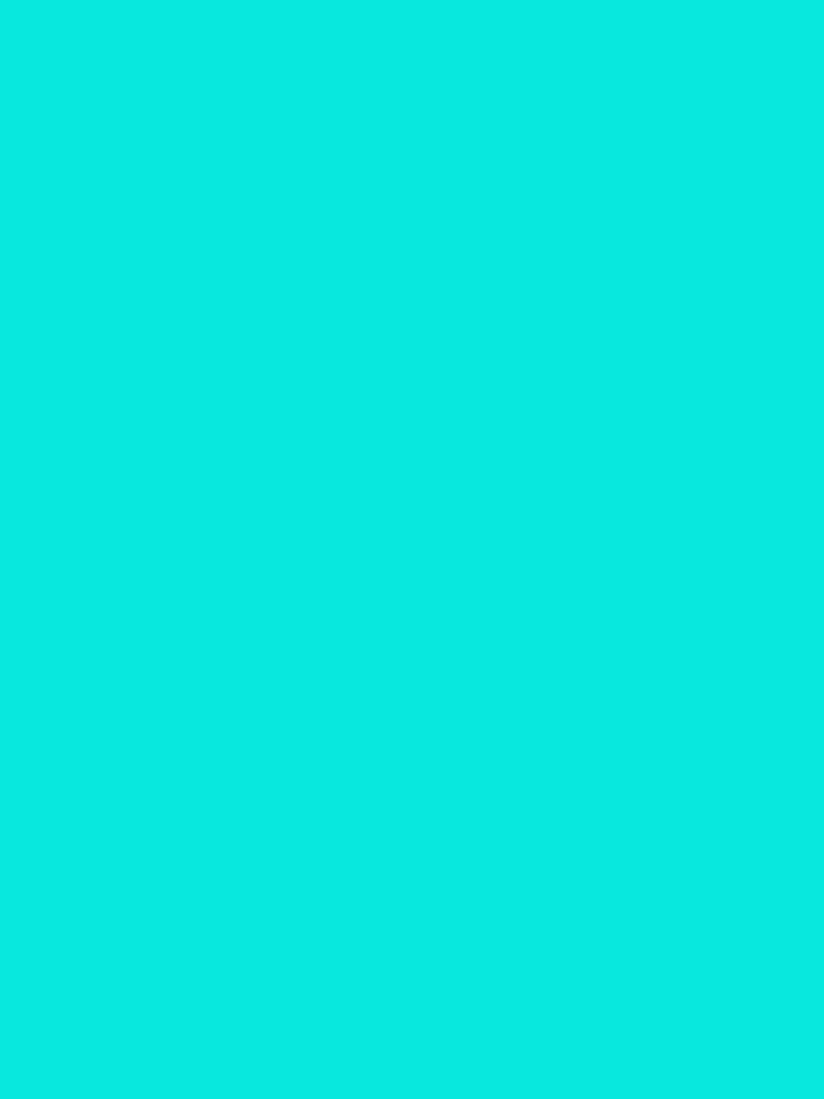 Thumbnail 4 of 4, iPhone Case, Bright Turquoise designed and sold by SolidColors.