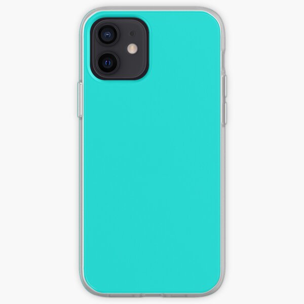 Turkis Iphone Hulle Cover Von Solidcolors Redbubble