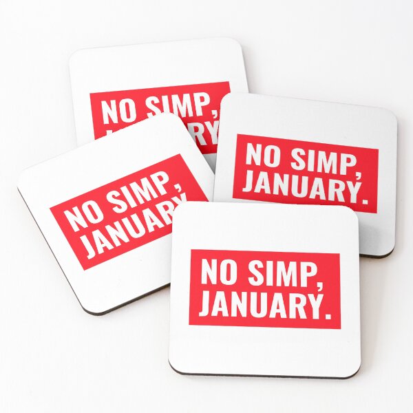 Item preview, No Simp January - No Simping Month  designed and sold by bradycarstens.
