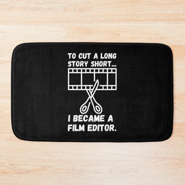 Item preview, To cut a long story short...I became a film editor (black background) designed and sold by mind-illusions.