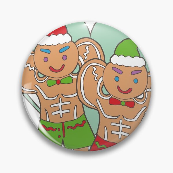 Item preview, Gingerbread Gay Lover- Couple of the Year | White Background | Curious Eyeball designed and sold by CuriousEyeball.