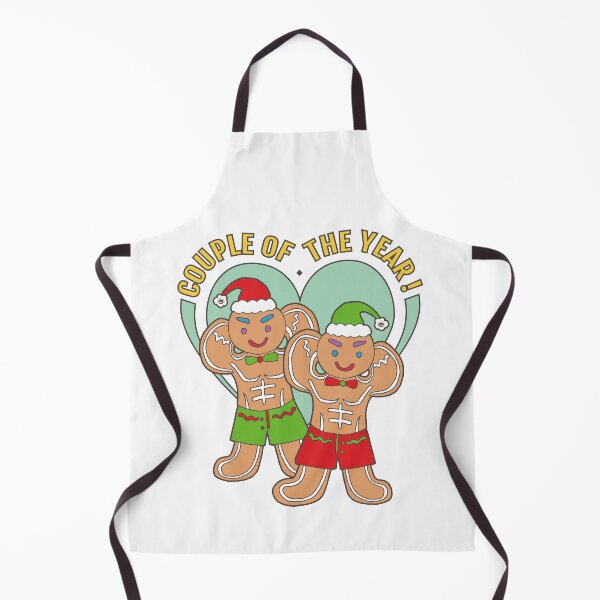 Item preview, Gingerbread Gay Lover- Couple of the Year | White Background | Curious Eyeball designed and sold by CuriousEyeball.