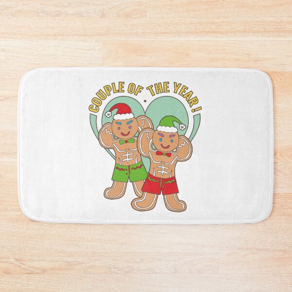 Item preview, Gingerbread Gay Lover- Couple of the Year | White Background | Curious Eyeball designed and sold by CuriousEyeball.
