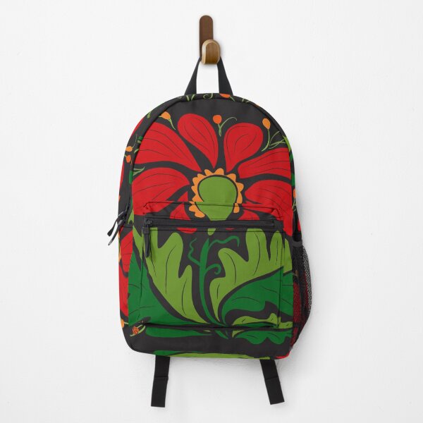 Item preview, Big Red Dahlia (abstract hand-drawn flower) designed and sold by PaisleyMcNoodle.