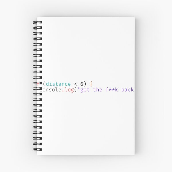 Item preview, Programmer Social Distancing - JavaScript Humor  designed and sold by J Bigglesworth.
