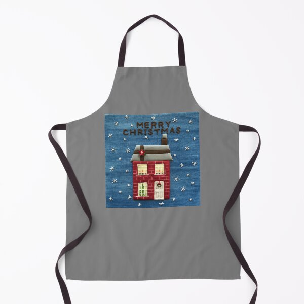 Item preview, Merry Christmas with a red brick house. designed and sold by aiko-p.