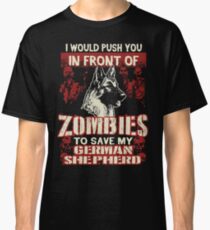 German Shepherd Dog-Zombies Classic T-Shirt