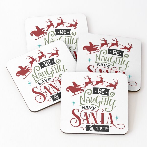 Item preview, Be Naughty - Save Santa the Trip designed and sold by WanderNation.