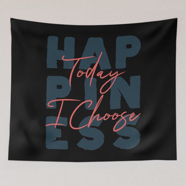 Item preview, Today I Choose Happiness Positive Good Vibes Only Love Gift designed and sold by Teeleo.