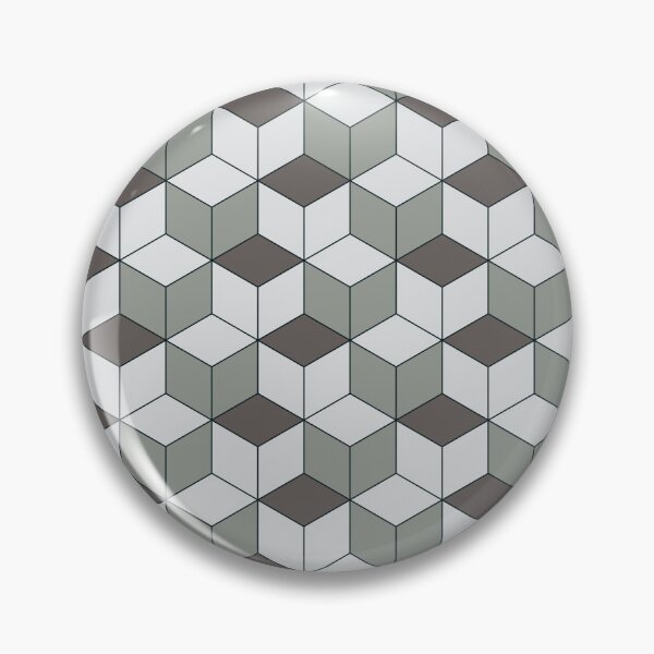 Item preview, Brown and Grey Kikko Traditional Japanese Pattern designed and sold by Heedee Design.