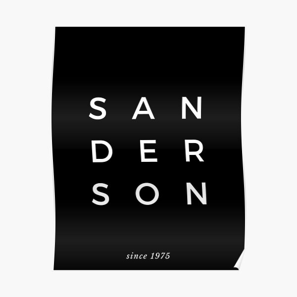 Honra al Grande - Brandon Sanderson Póster