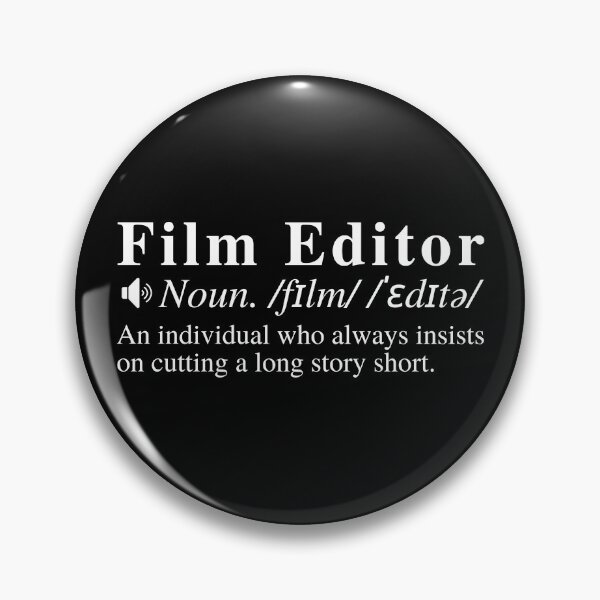 Item preview, Funny Film Editor Definition designed and sold by mind-illusions.
