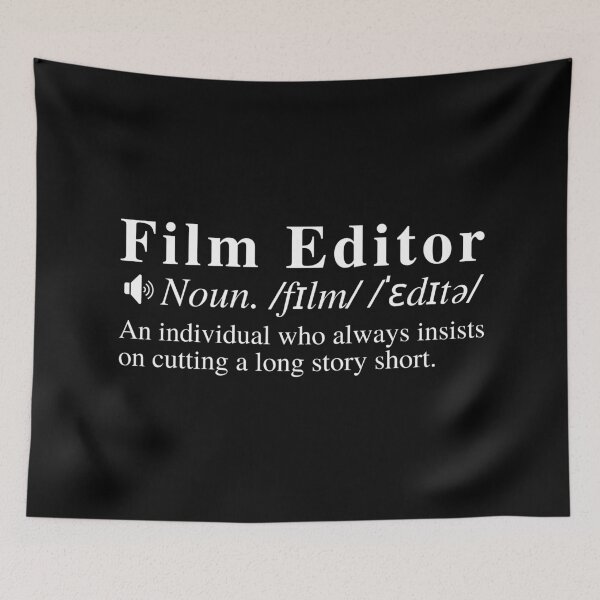 Item preview, Funny Film Editor Definition designed and sold by mind-illusions.