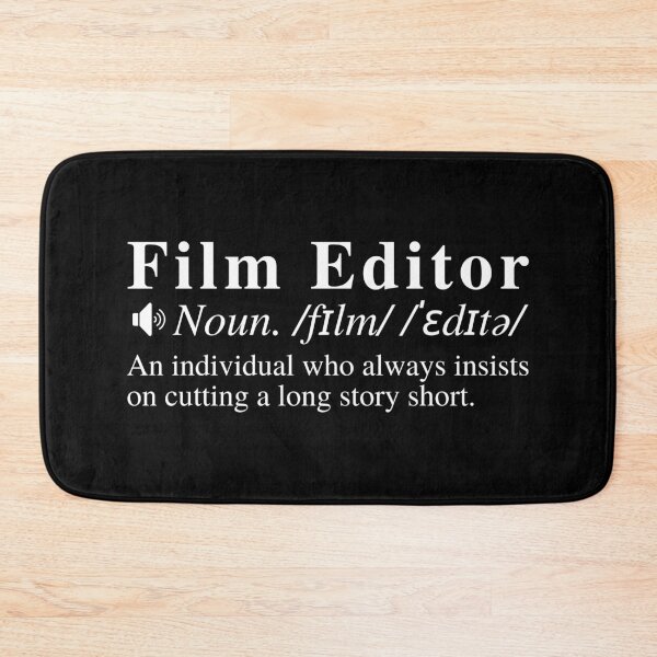 Item preview, Funny Film Editor Definition designed and sold by mind-illusions.