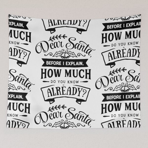 Item preview, Dear Santa - How much do you know already? designed and sold by WanderNation.