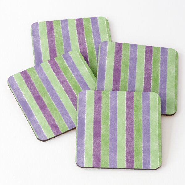 Item preview, Green and Purple Stripes designed and sold by dovedesign.