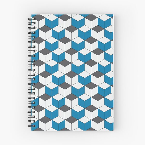 Item preview, Black, Blue and White Kikko Traditional Japanese Pattern designed and sold by Heedee Design.