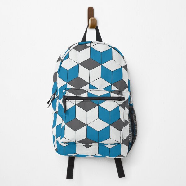 Item preview, Black, Blue and White Kikko Traditional Japanese Pattern designed and sold by Heedee Design.