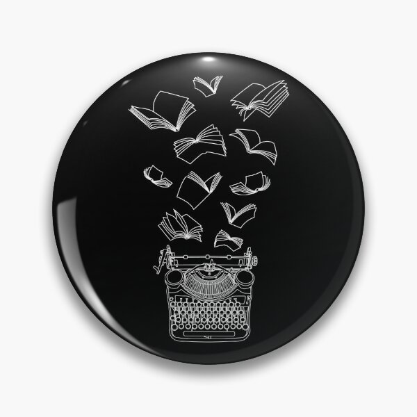 Item preview, Author Writer Typewriter Flying Books designed and sold by GrandeDuc.