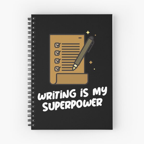 Item preview, Writing is my Superpower  designed and sold by SocialStreet.