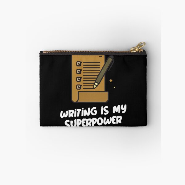 Item preview, Writing is my Superpower  designed and sold by SocialStreet.
