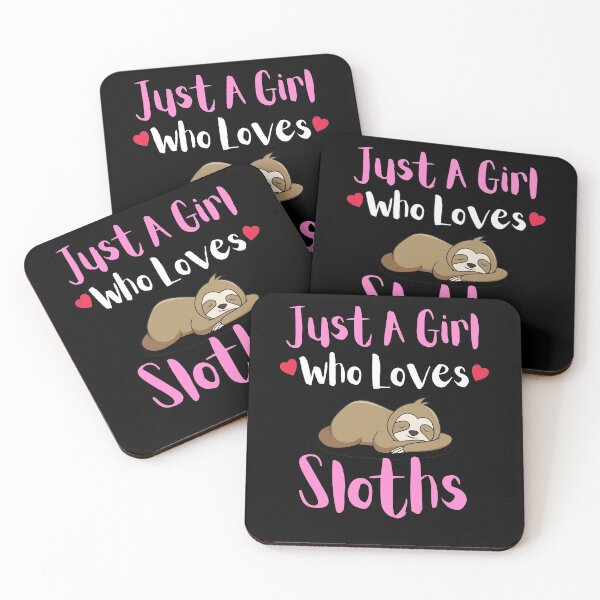 Item preview, Just a Girl Who Loves Sloths Cool Girls  designed and sold by BellaVille.