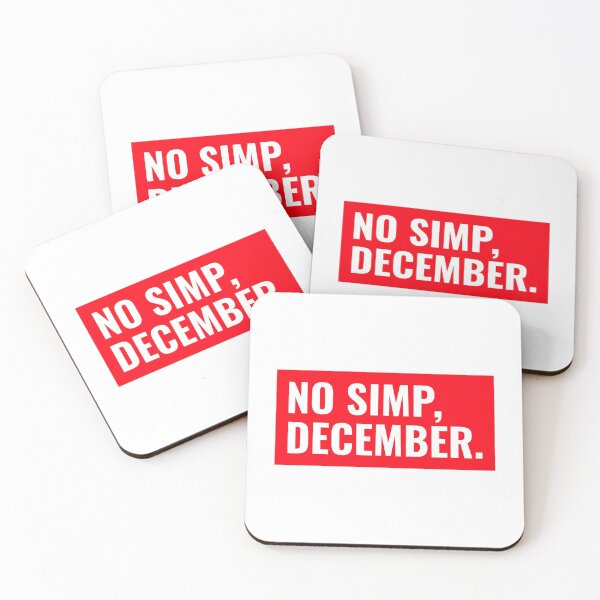 Item preview, No Simp December - No Simping Month  designed and sold by bradycarstens.