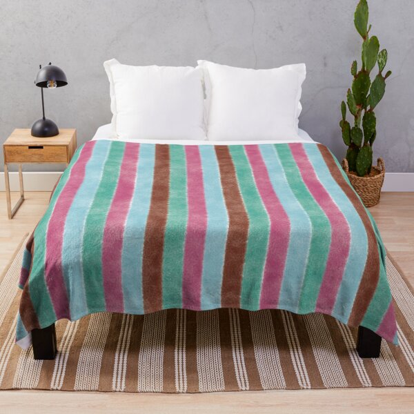 Item preview, Brown, Teal, and Magenta Stripes designed and sold by dovedesign.