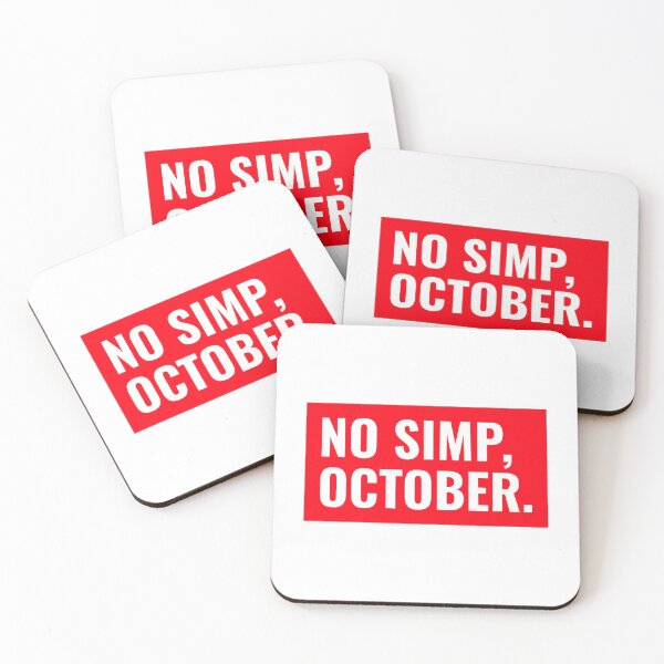 Item preview, No Simp October - No Simping Month  designed and sold by bradycarstens.