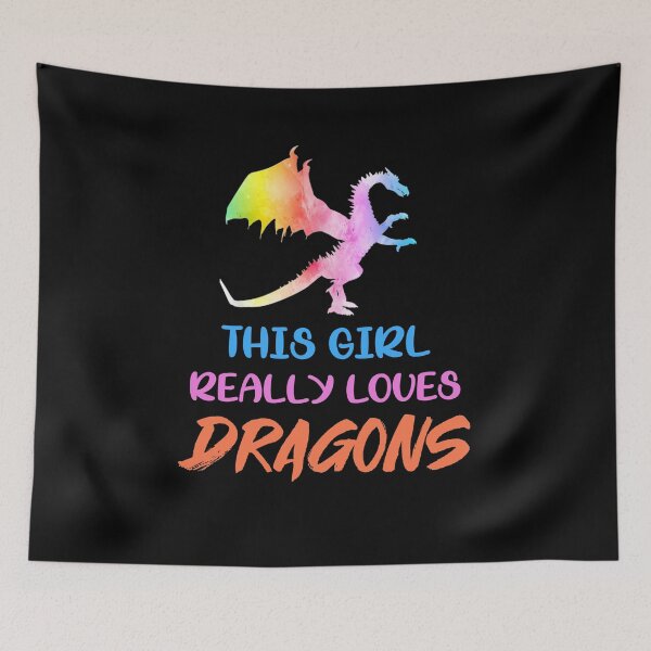 Item preview, Cute Dragon Gift Girl Loves Dragons Gift Rainbow designed and sold by teesakura90.