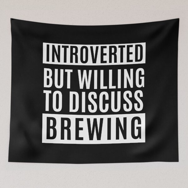 Item preview, Introverted But Willing To Discuss Brewing designed and sold by m95sim.