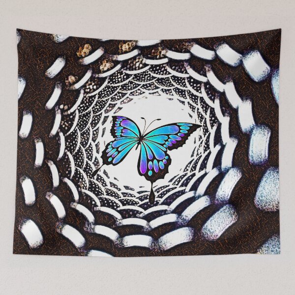 Item preview, Butterfly flying into a portal, butterfly effect designed and sold by helenkaiy.