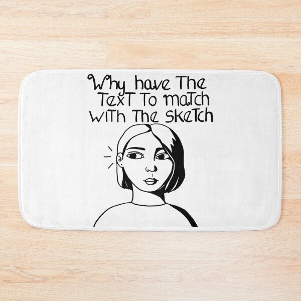 Item preview, why have the text to match with the sketch designed and sold by LaAljaba.