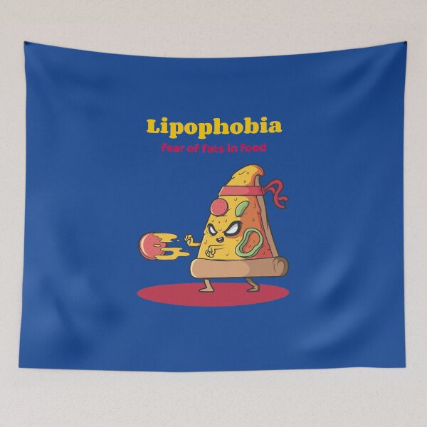 Item preview, Lipophobia - fear of fats in food designed and sold by PhobiaStore.