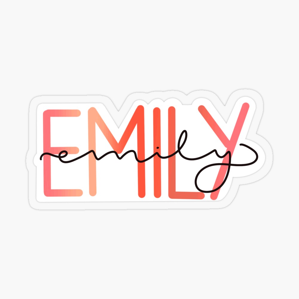 Emily - Custom Aesthetic Trendy Name Coffee Mug for Sale by jdotrdot712