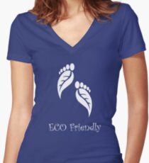 eco friendly Women's Fitted V-Neck T-Shirt